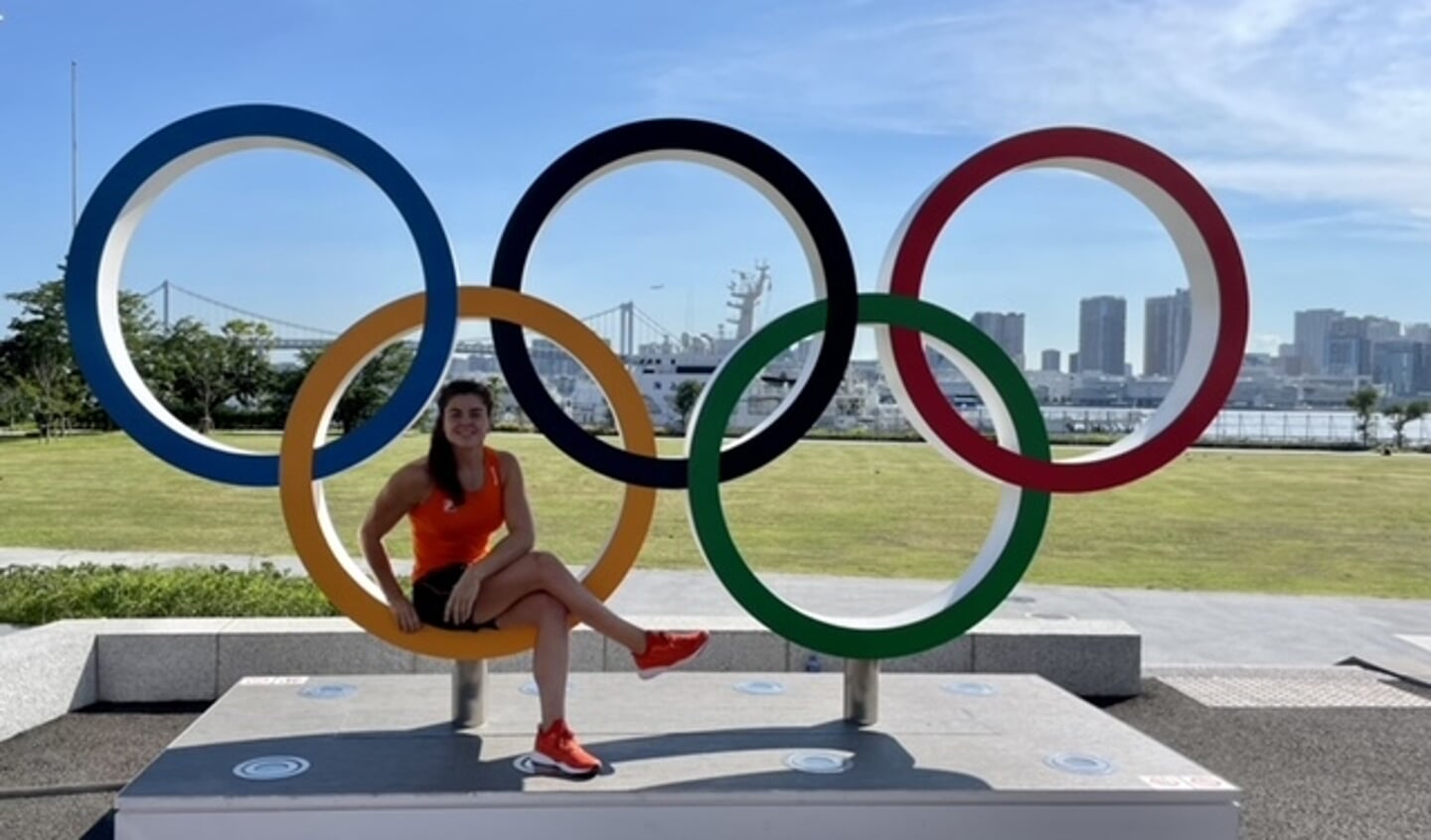  Viviane Sevenich op de Olympische Spelen in 2021. Foto: eigen foto