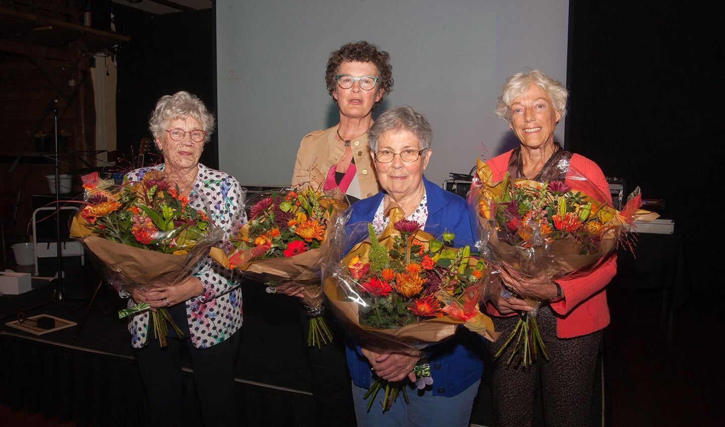 De dames Vonhof, Te Kloeze, Van Dorp en Heijerman. Foto: Herman Maatkamp