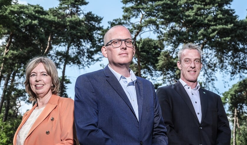 Vlnr: Ingrid Lambregts, Jeroen Berends, Rens Steintjes.