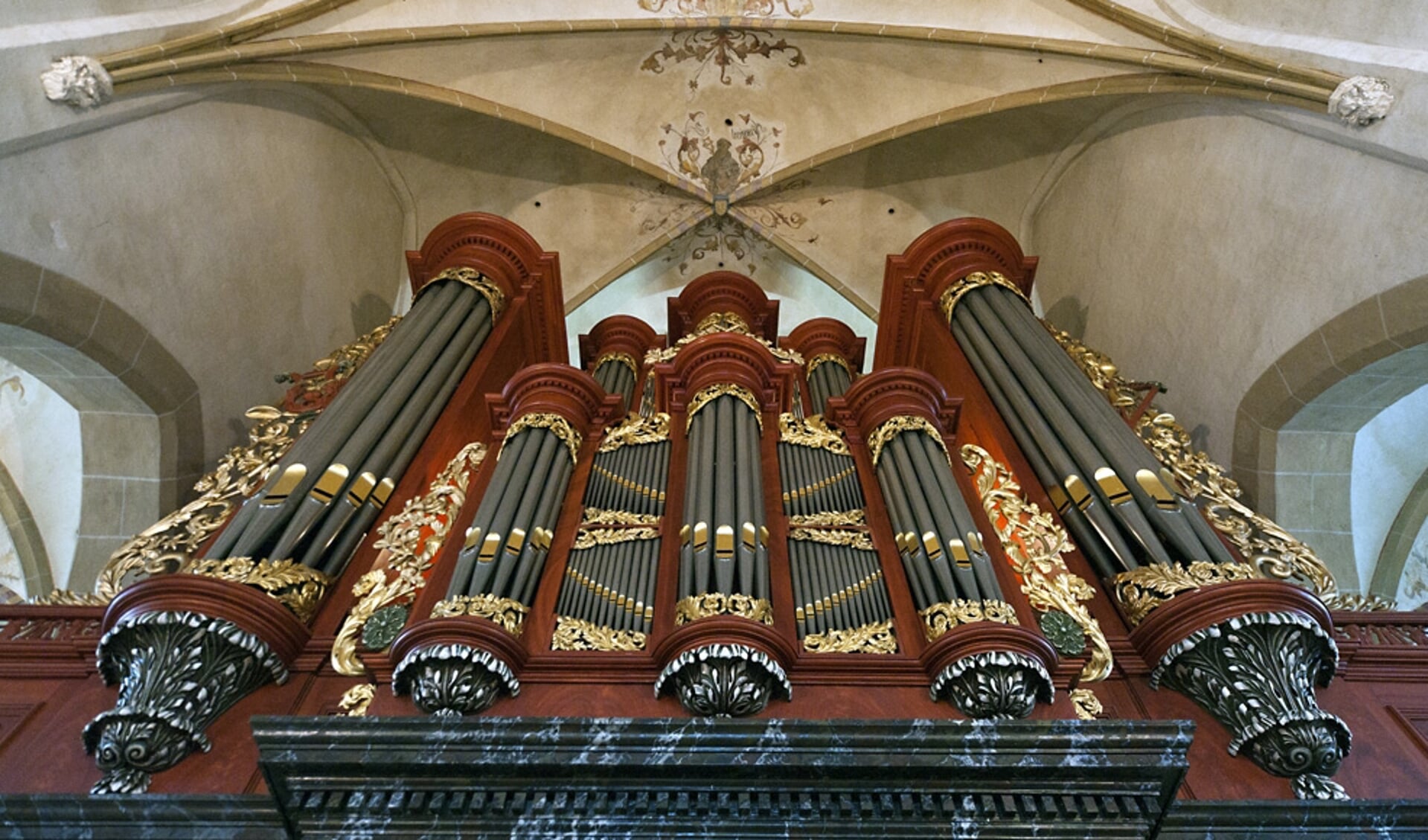 Orgelfront. Fot: Hans Hendriks