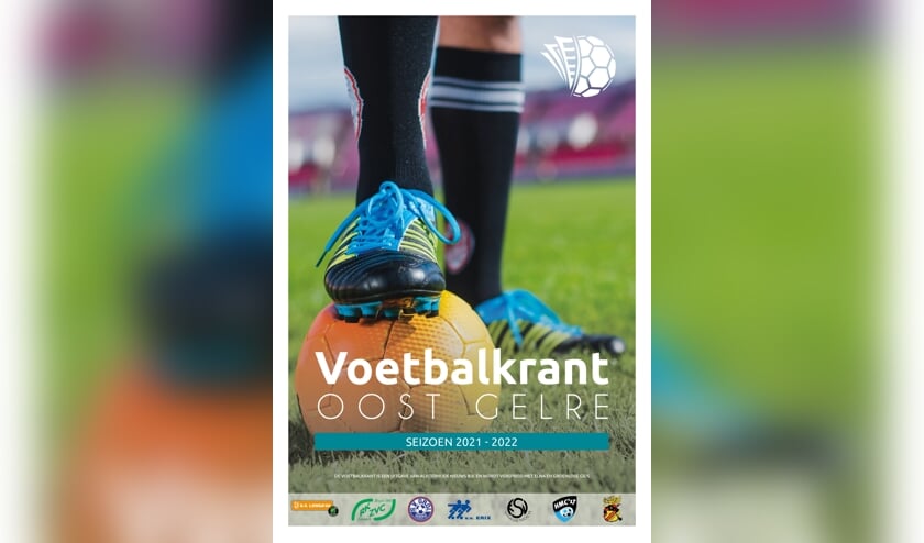 <p> De cover van de nieuwe Voetbalkrant seizoen 2021-2022. Ontwerp: Liesbeth Klein Hulse </p>