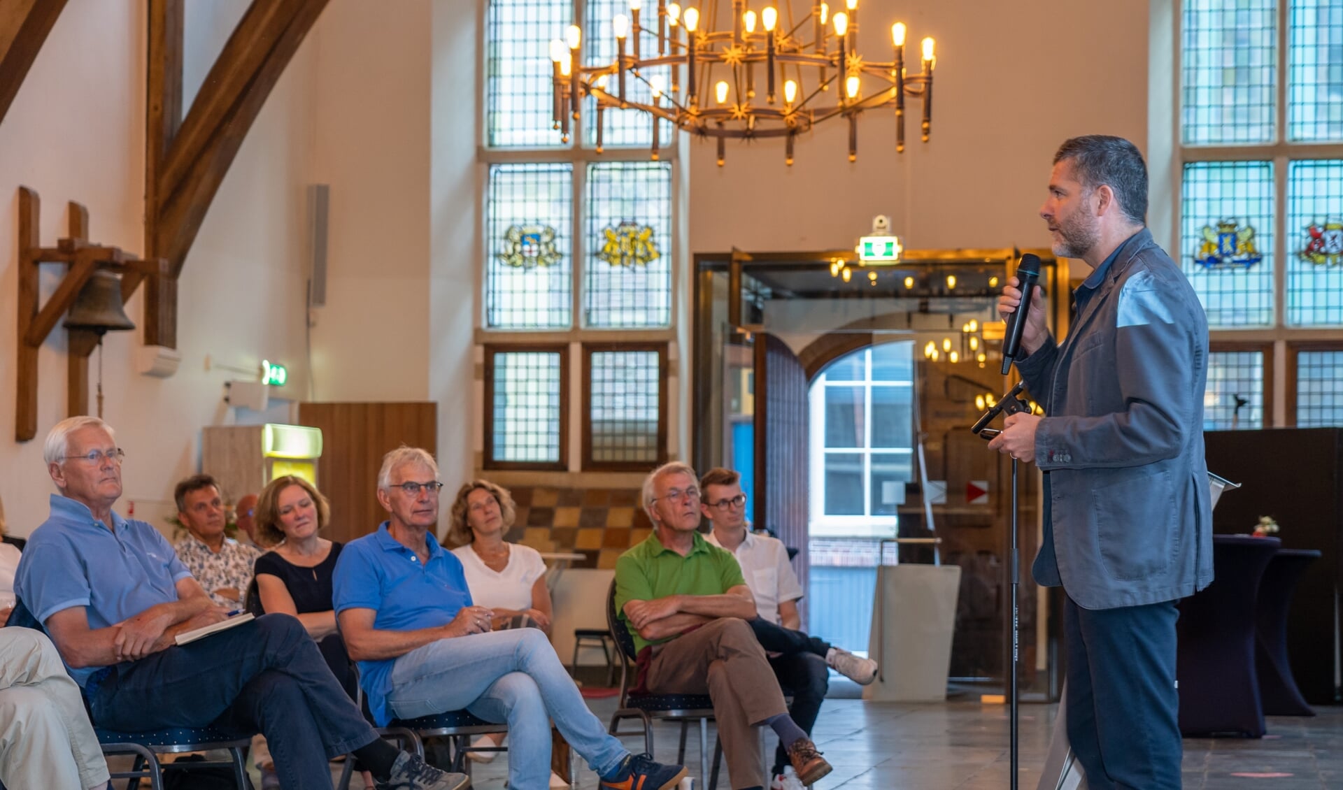 Dr. Riccardo Pulselli vertelde over de 'carbon footprint' van Zutphen. Foto: Jolanda van Velzen