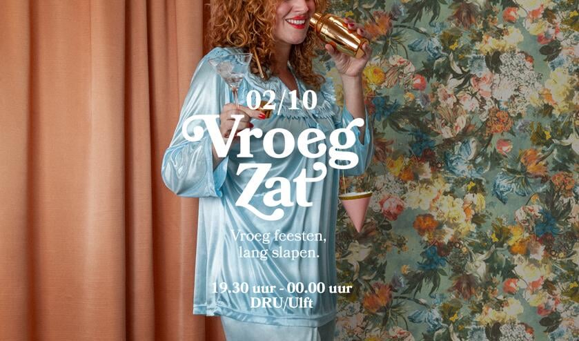 Partytime met VroegZat bij DRU. Foto: PR