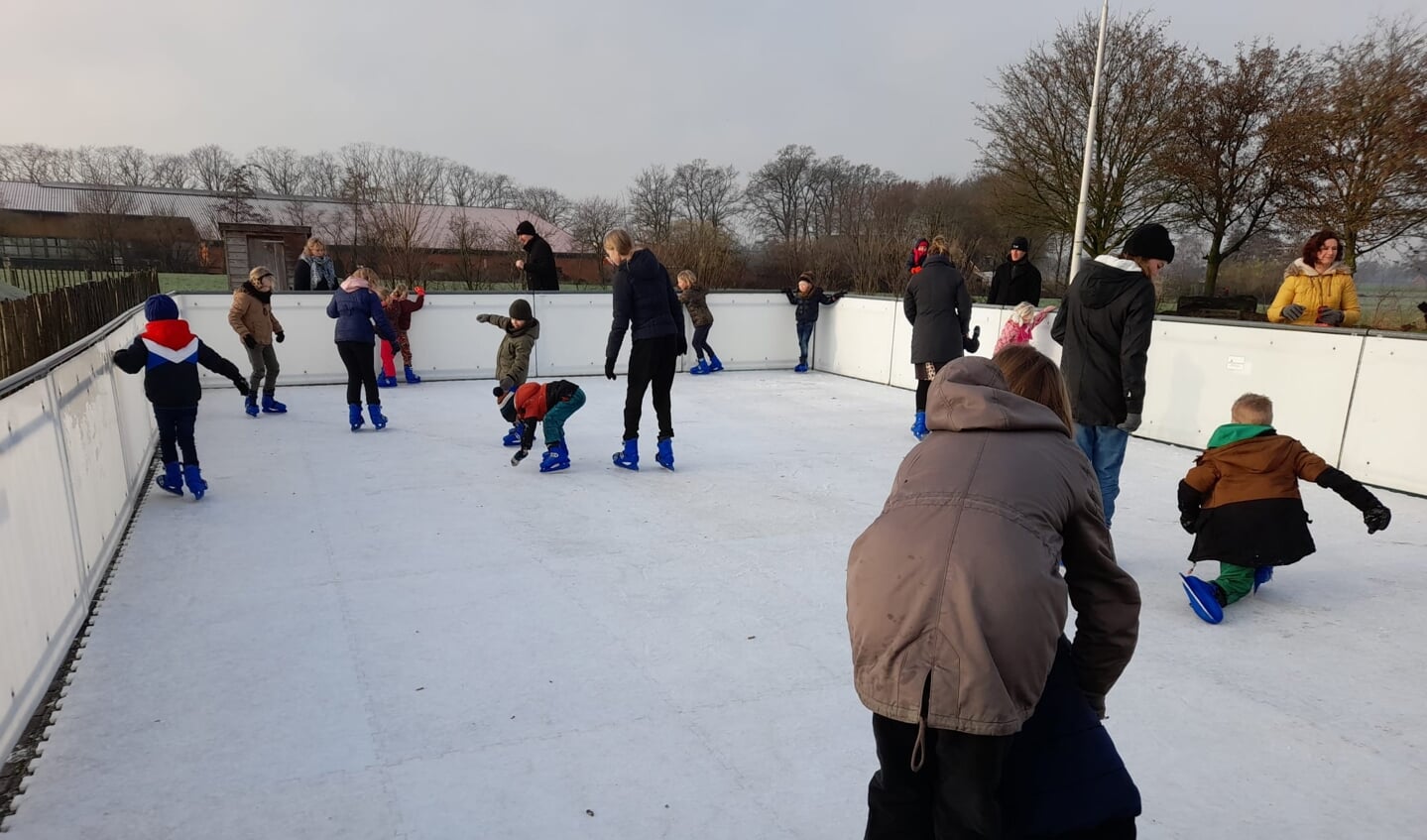 Schaatsen in IJzerlo. Foto: H.Helmink-Schreurs