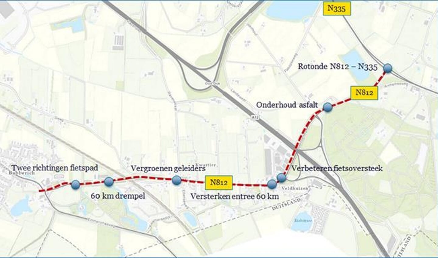 Het plangebied. Foto: Provincie Gelderland