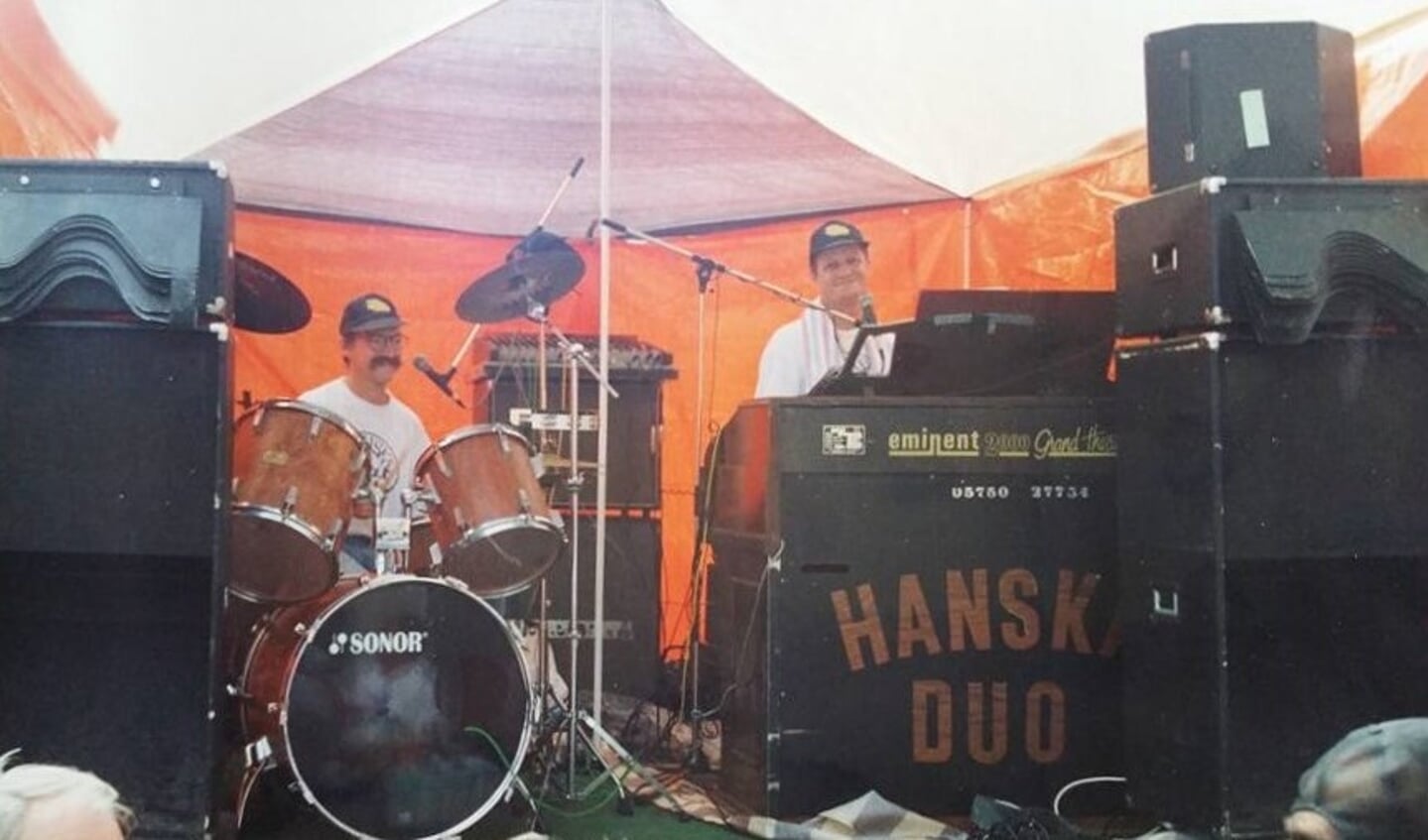 Jan Manschot (links) en Hans Wonnink vormden in de hoogtijdagen het populaire Hanska Duo. Foto: PR