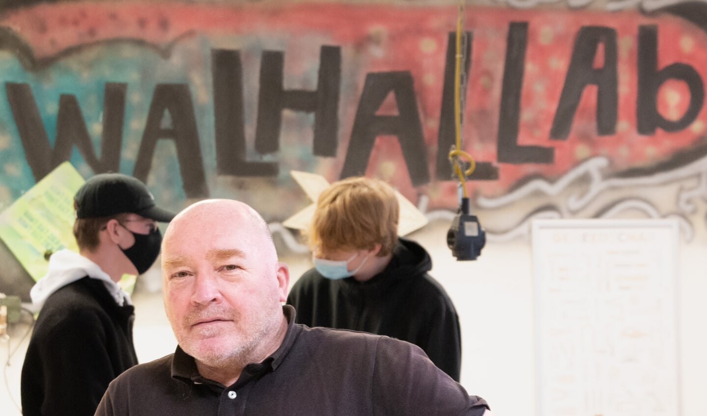 Marco Mout, de oprichter van jongerenwerkplaats WALHALLAb in Zutphen. Foto: Henk Derksen