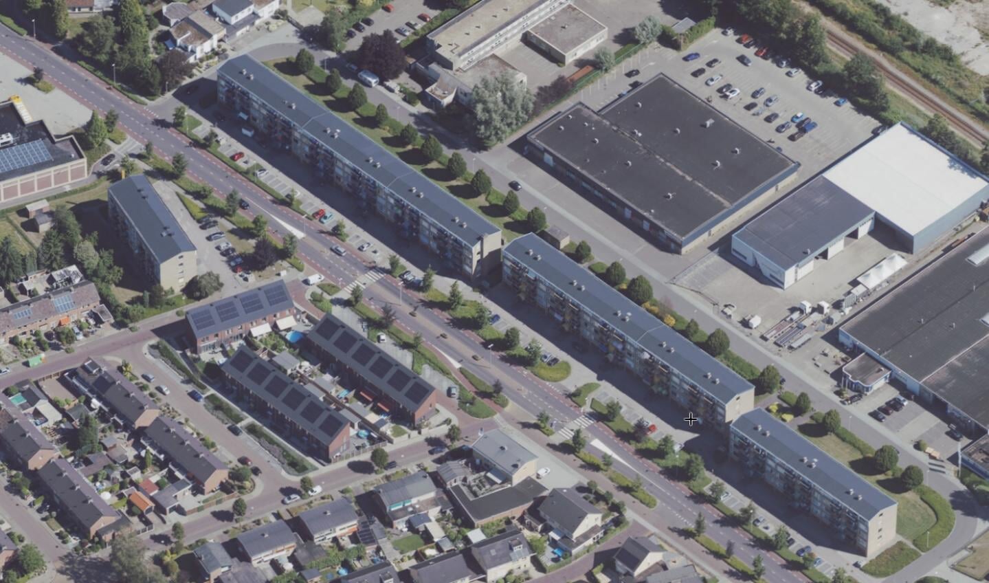 Flats aan de Europalaan gebouwd in 1967. Foto: PR