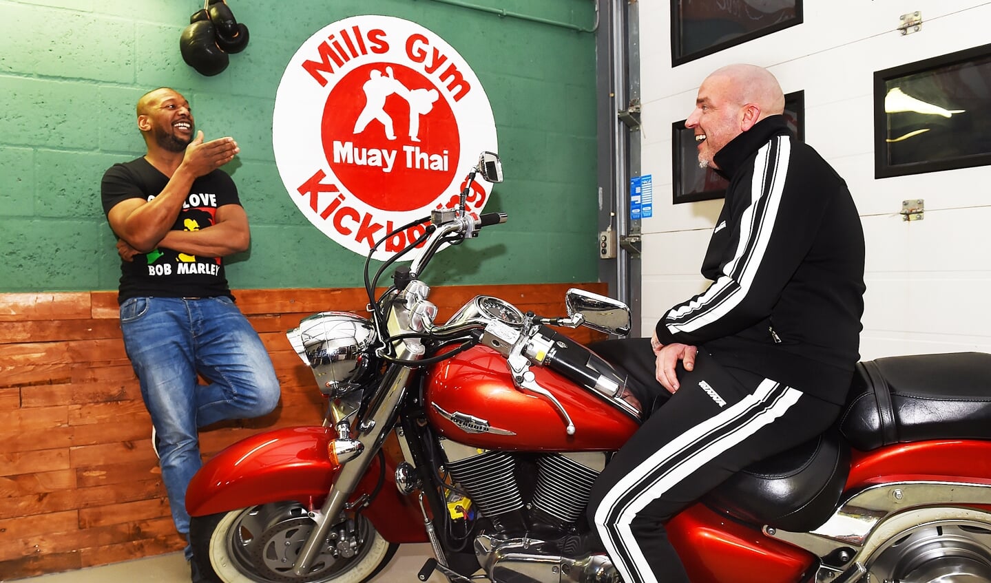 Milton Rijn (links) en Andy van der Meijde. Foto: Roel Kleinpenning