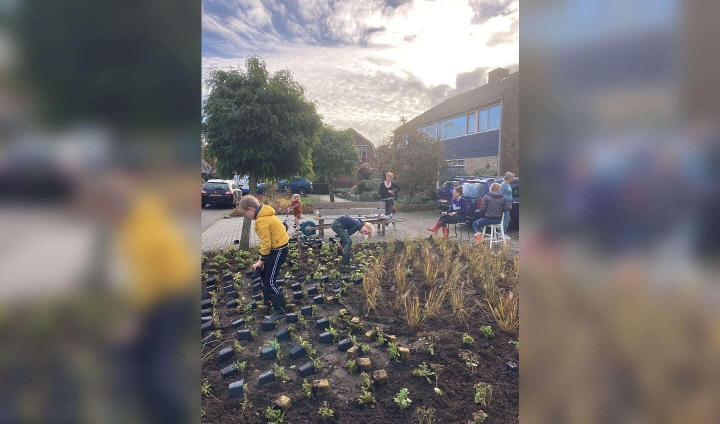 Aan het werk in de tuin. Foto: PR