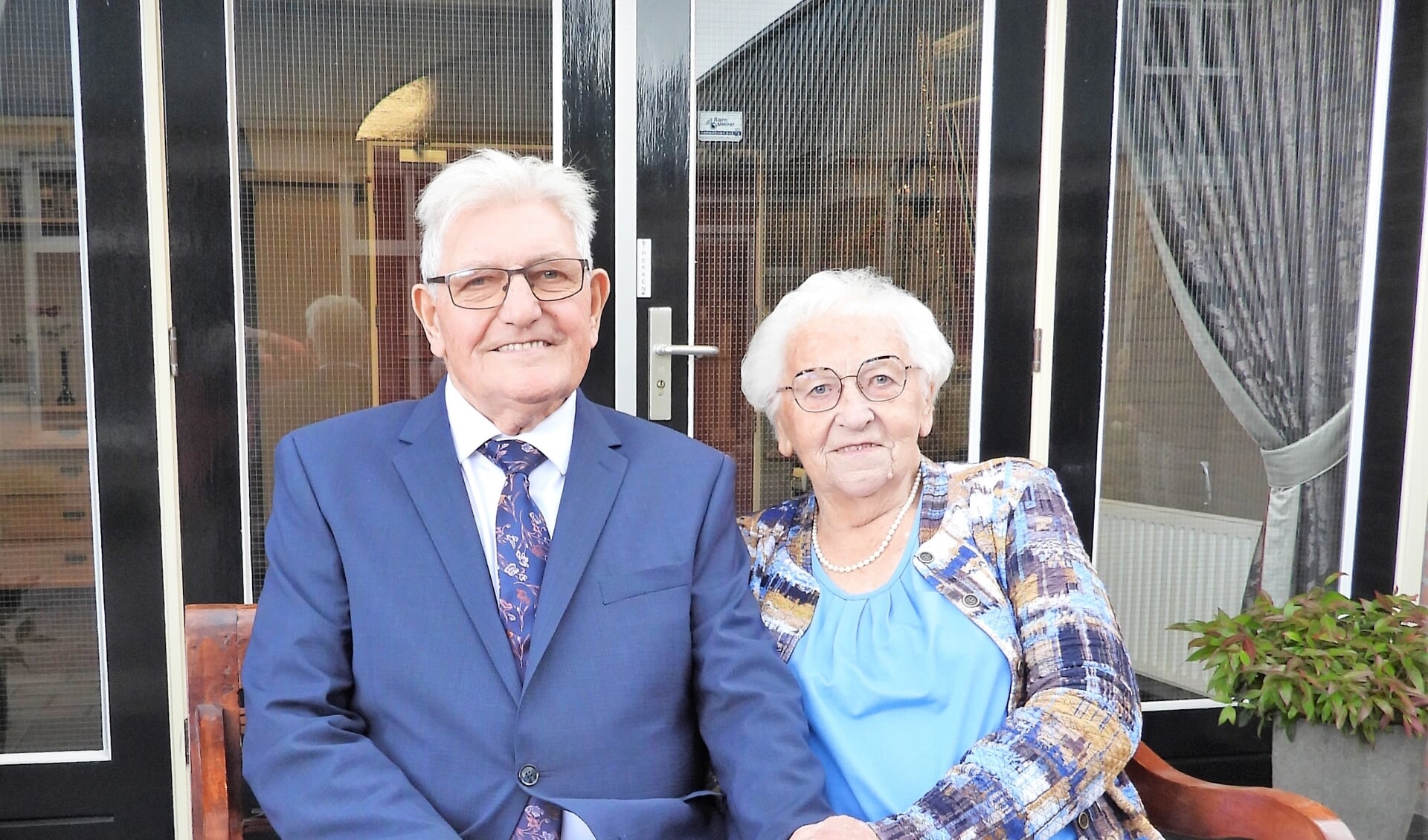 Herman en Mini Nijen Es vierden hun zestig jarig huwelijk met een receptie bij De Keizerskroon. Foto: PR. 