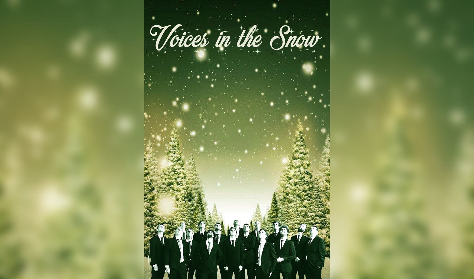 The Gents met Voices in the snow. Foto: PR