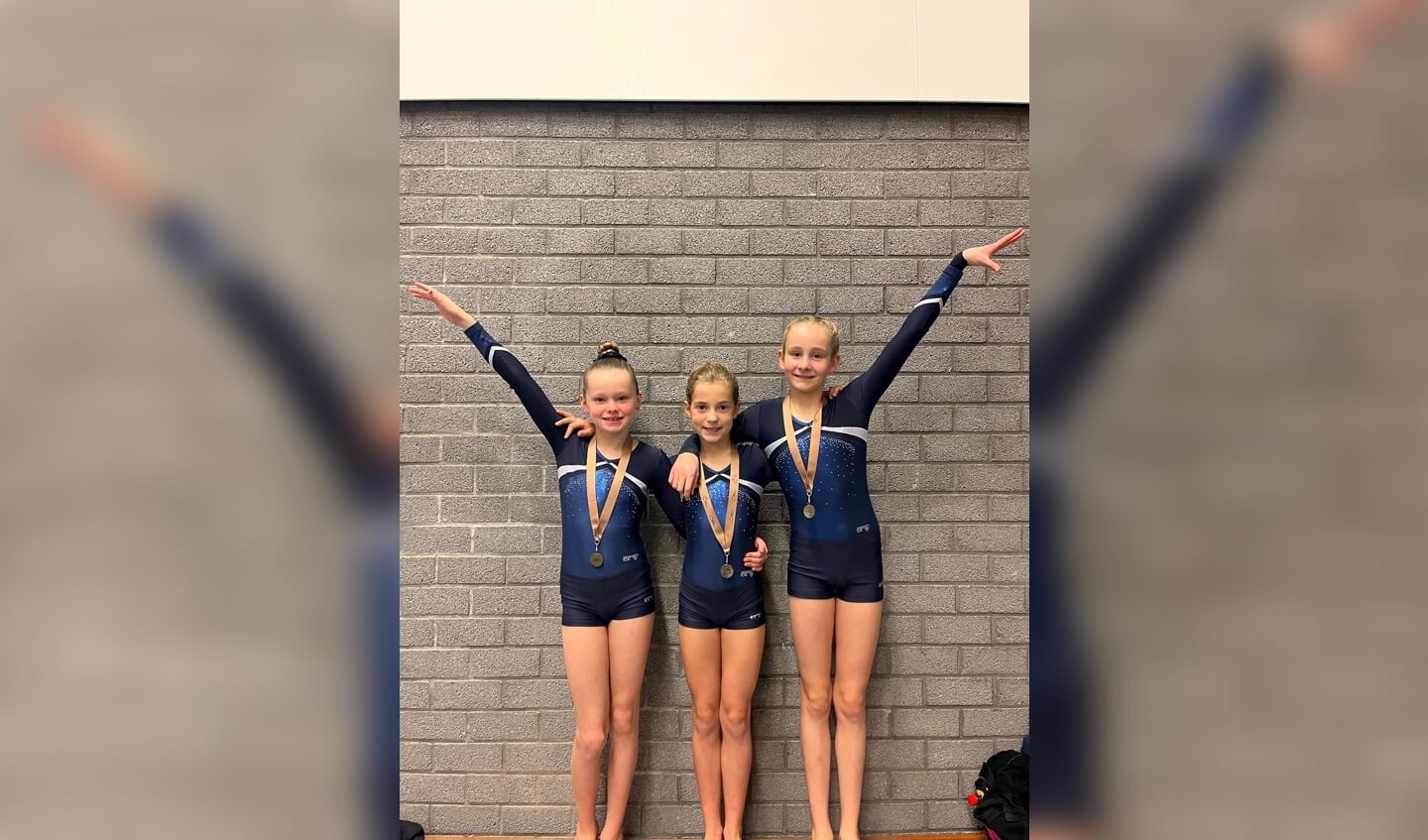 Brons voor (v.l.n.r.) Mila, Finja en Saar Foto: PR