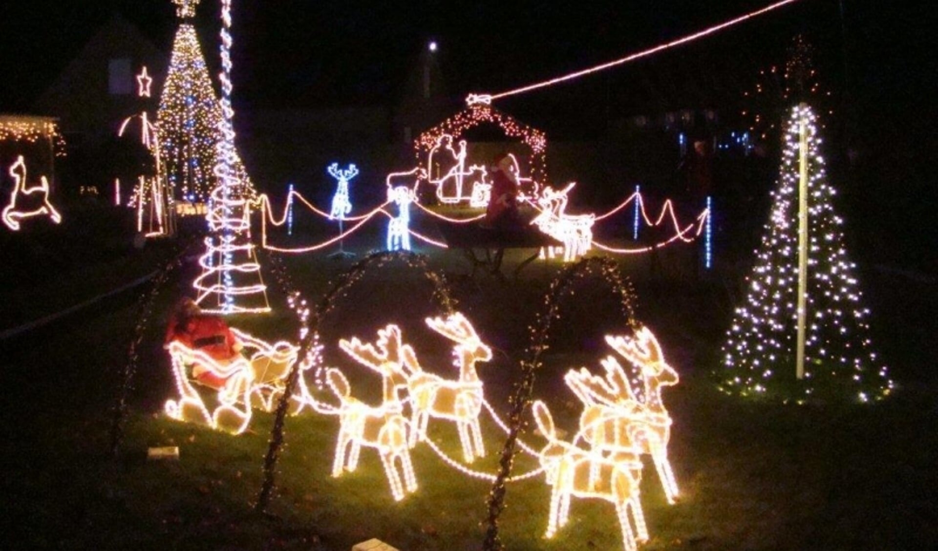 Een kersttuin brengt licht en sfeer tijdens de donkere dagen. Foto: PR