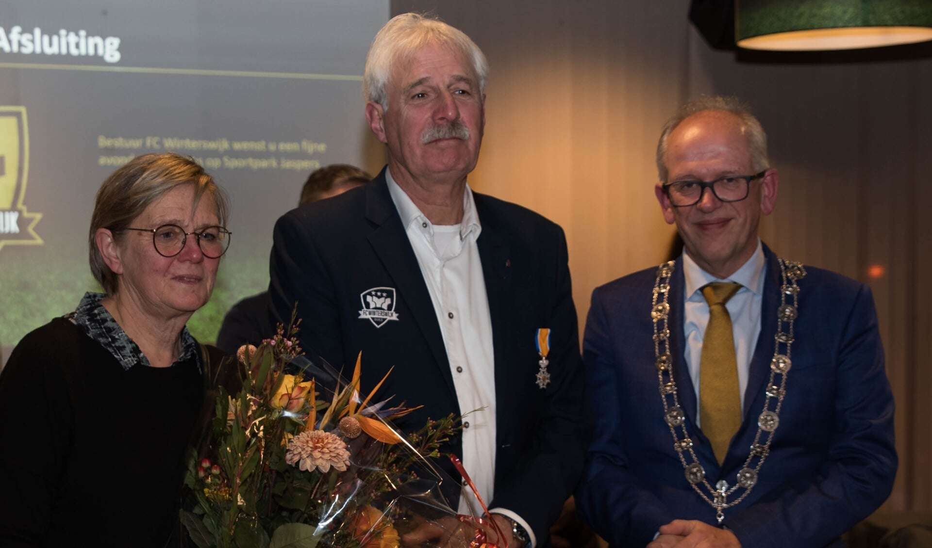 Gerrit te Kolste kreeg een onderscheiding. Foto: Jan Tenbergen