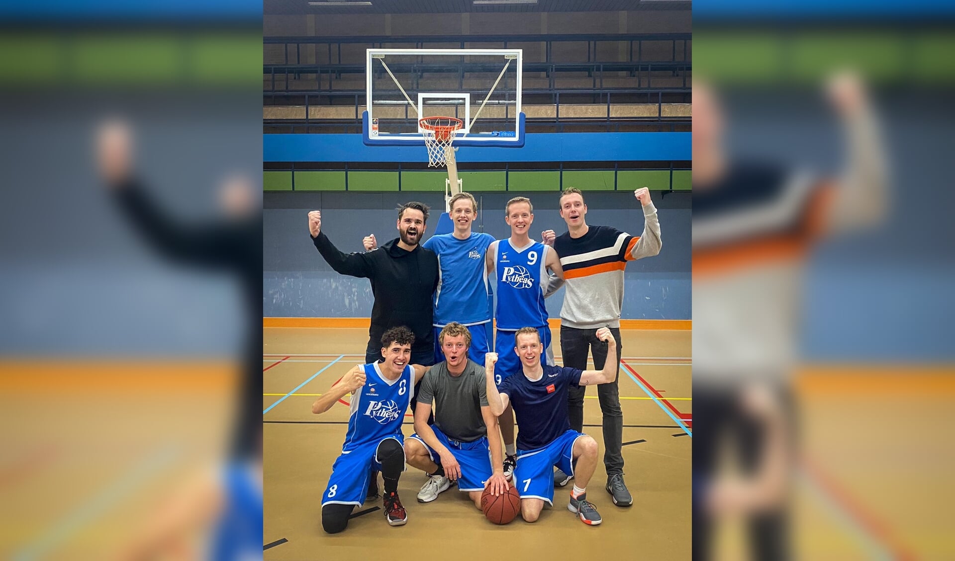 De Winterswijkse basketballers wonnen het toernooi in Zevenaar. Foto: Hans Siemes