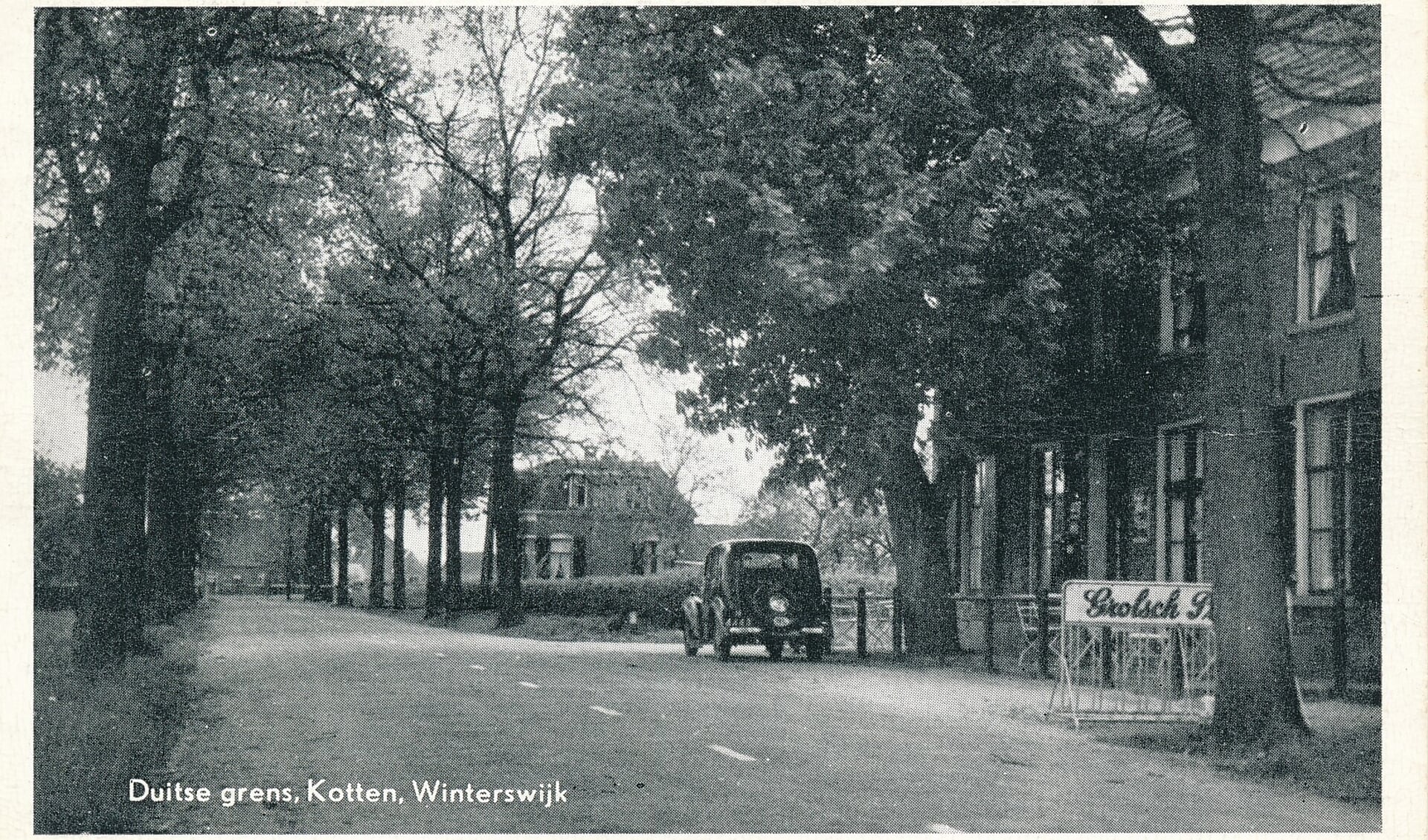 De grensovergang bij Kotten. Foto: Archief Museum Fabriek