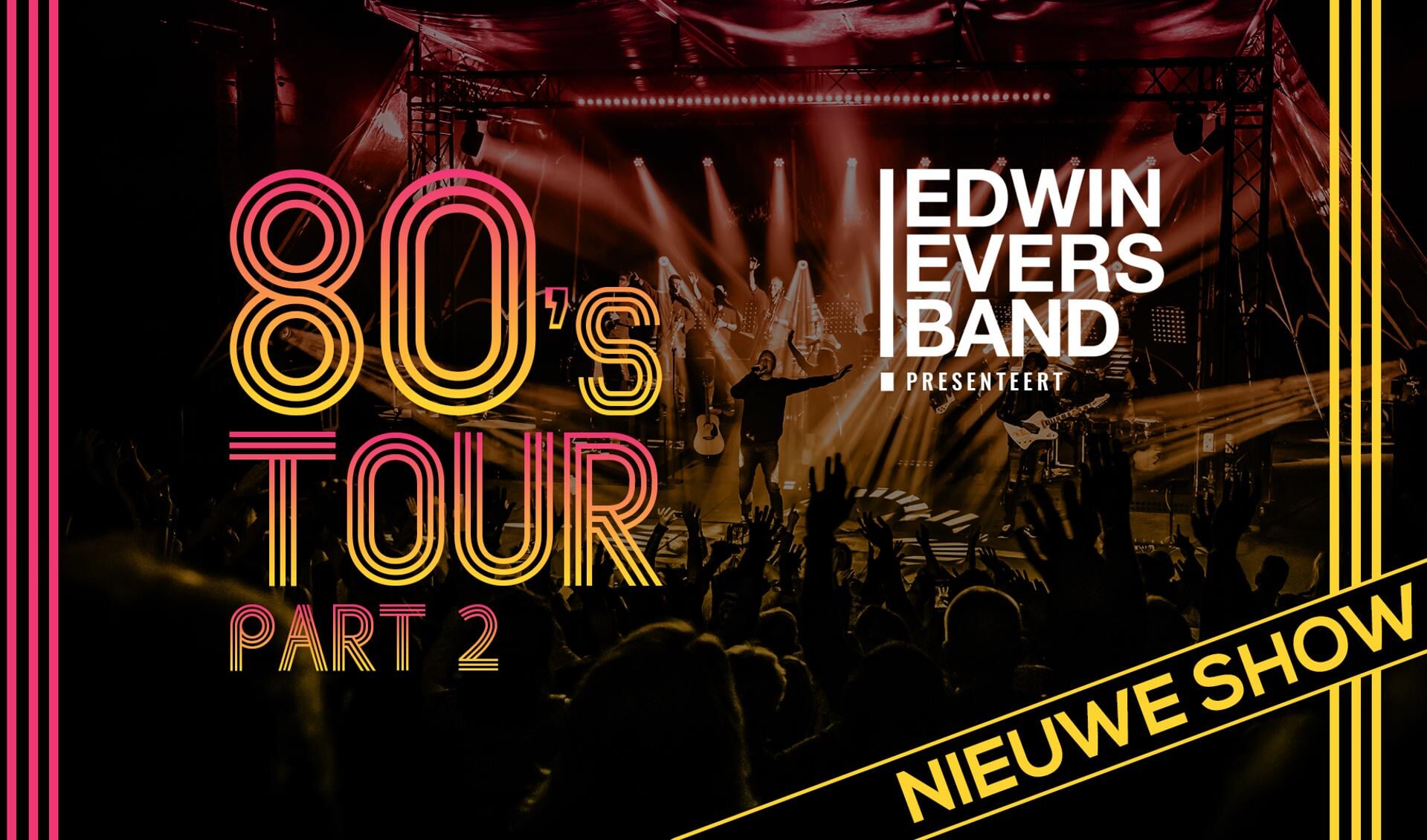 Edwin Evers Band met nieuwe 80’s tour naar Openluchttheater Eibergen. Foto: PR