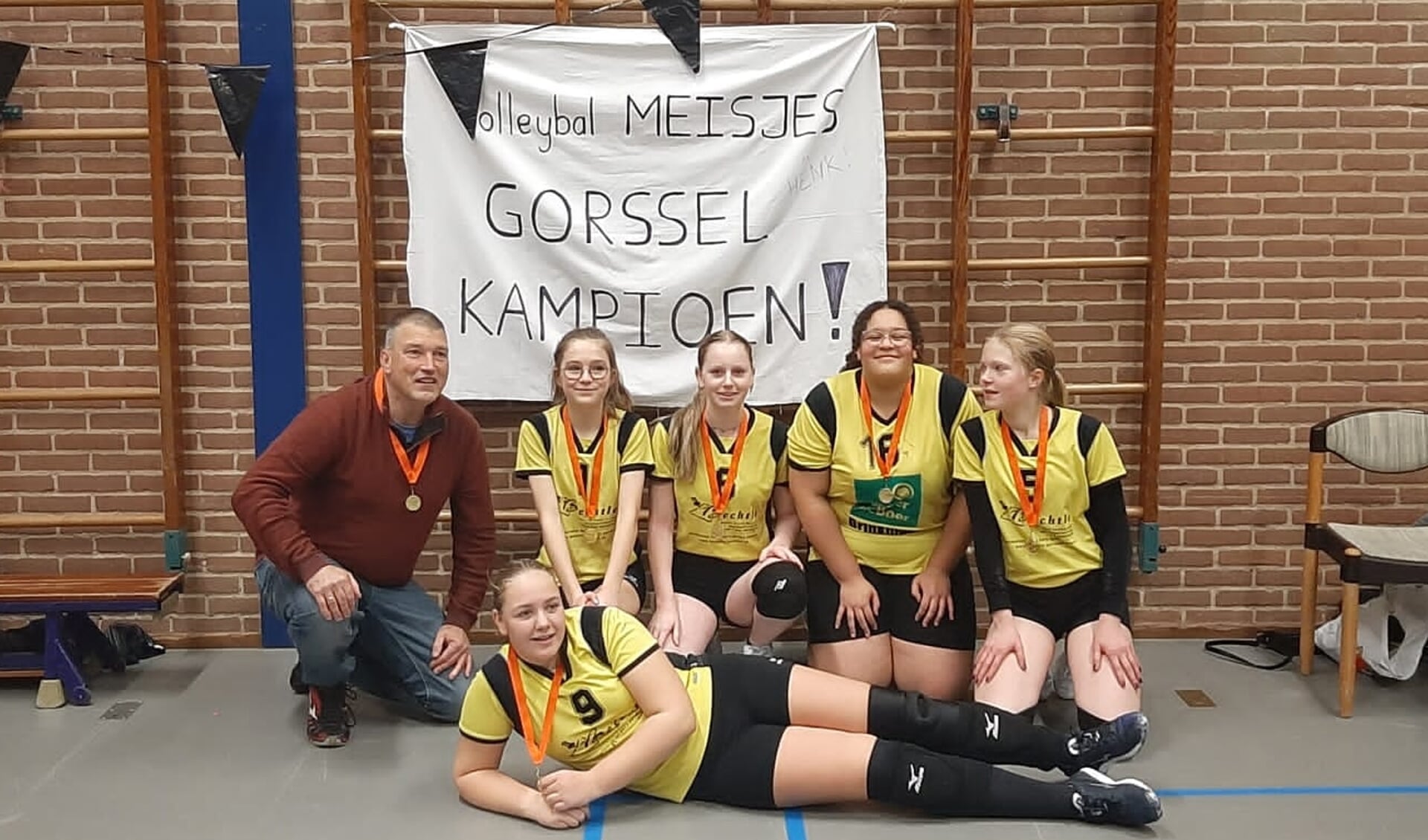 Volleybalteam Meiden B van Sc Gorssel is kampioen. Foto: PR