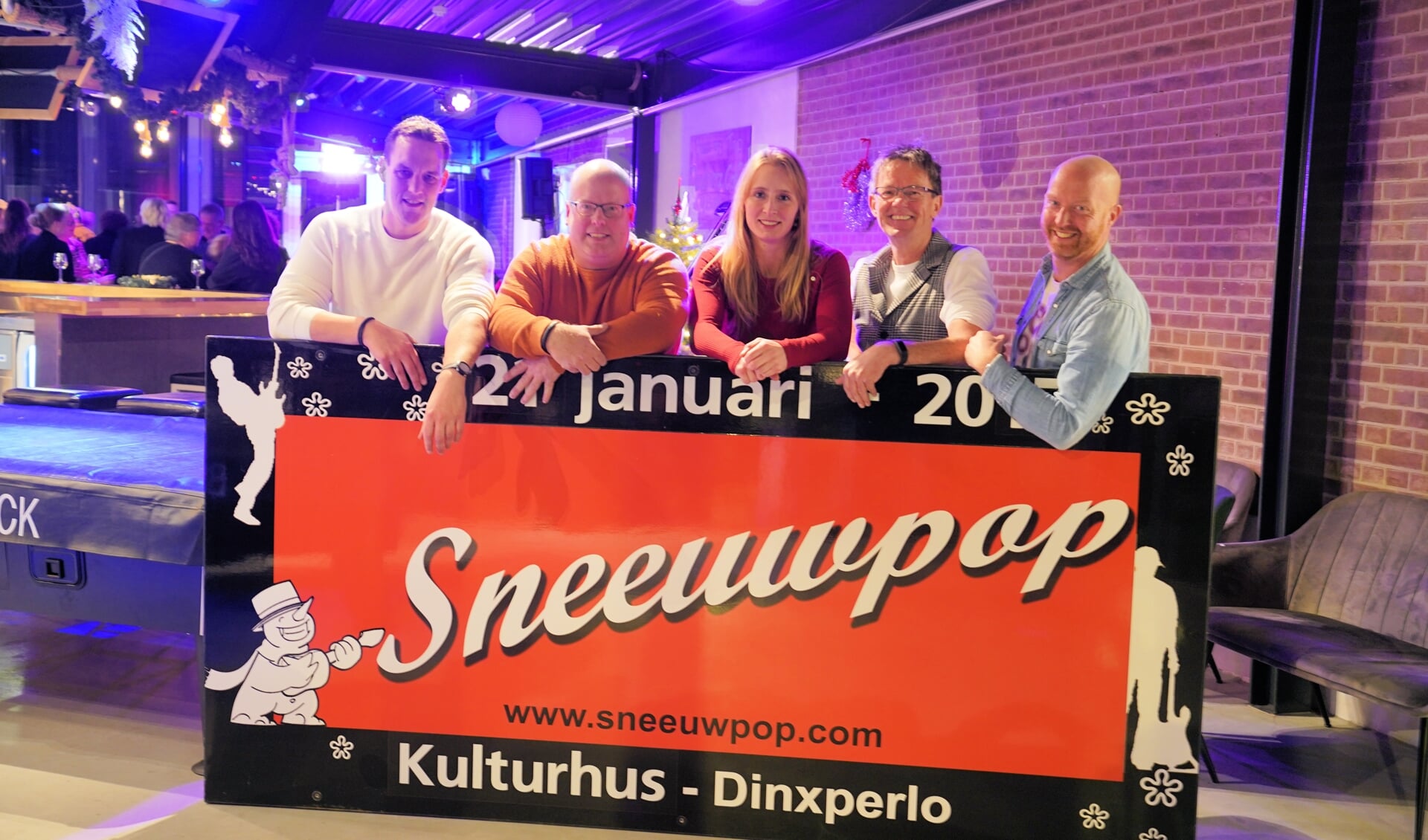 De organisatie van Sneeuwpop 2023. Foto: Frank Vinkenvleugel