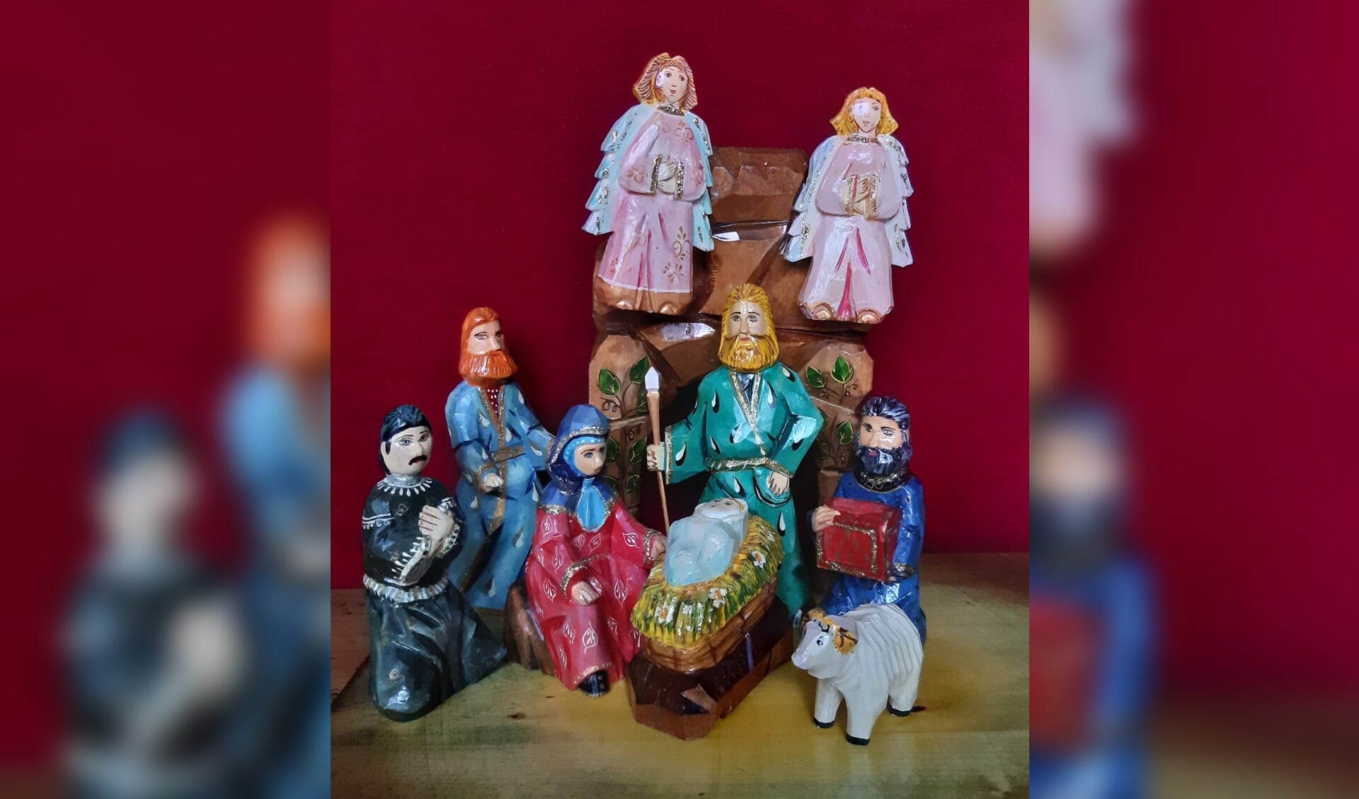 De bijzondere collectie kerststalfiguren van Jannie Wesselink is te zien in Natuurpark Kronenkamp. Foto: PR