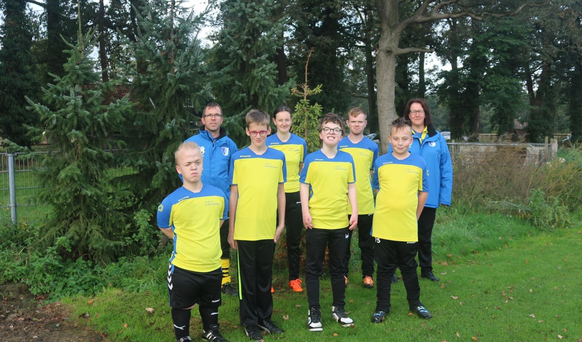 De spelers van voetbal+ van SJO vvMEC/Bredevoort. Foto: Anke Lobeek