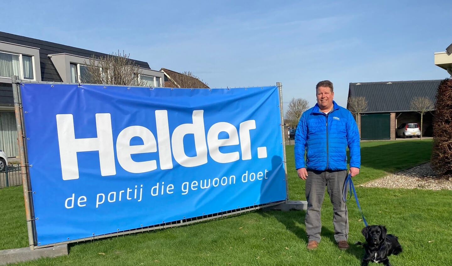 Rob Mos van Helder, de grootste winnaar van de gemeenteraadsverkiezingen in Montferland. 