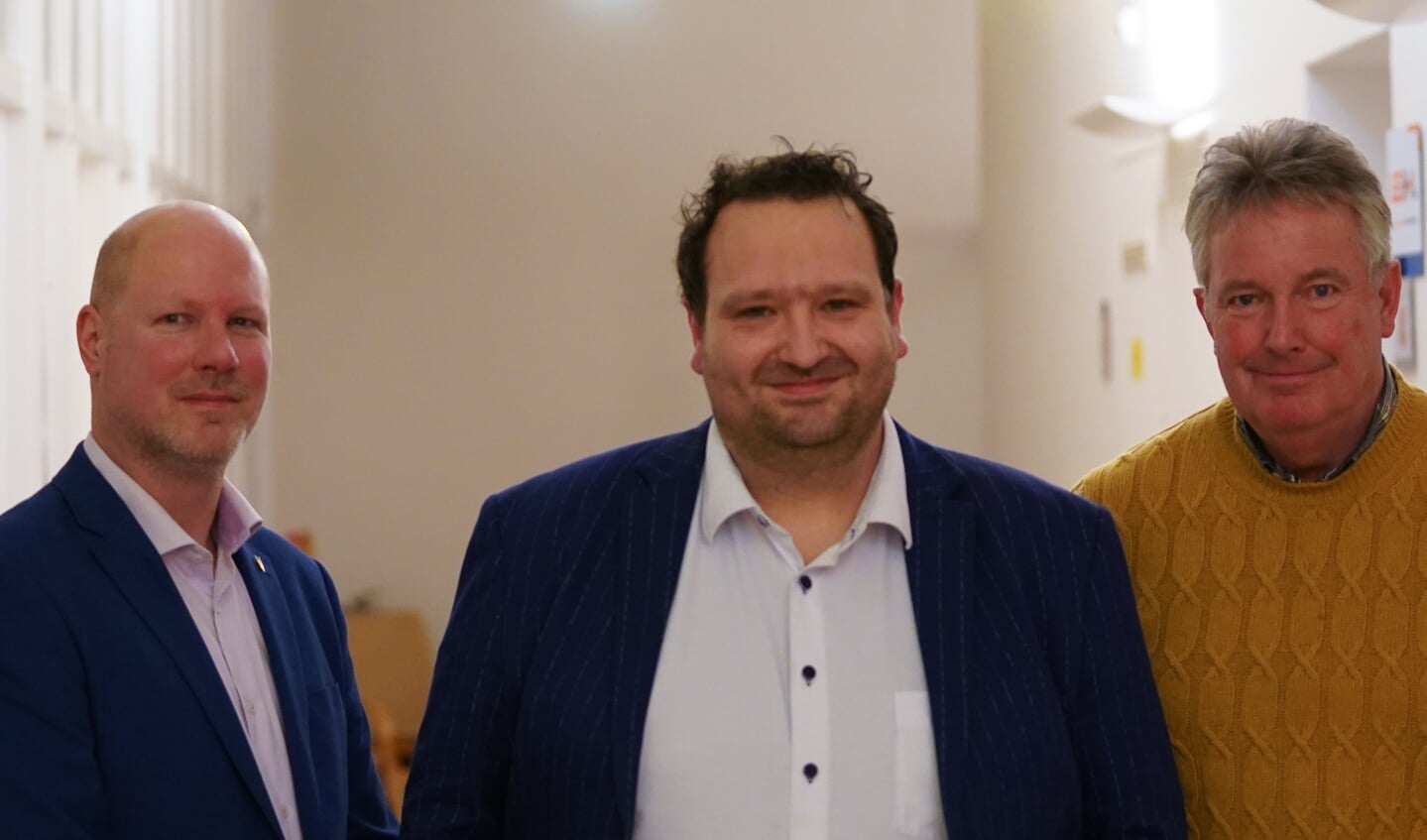 V.l.n.r. Peter Lenters (nr. 3), Jeroen Hendriksen (nr. 1), Herman Giesbers (nr. 2). Foto: LBD Doetinchem