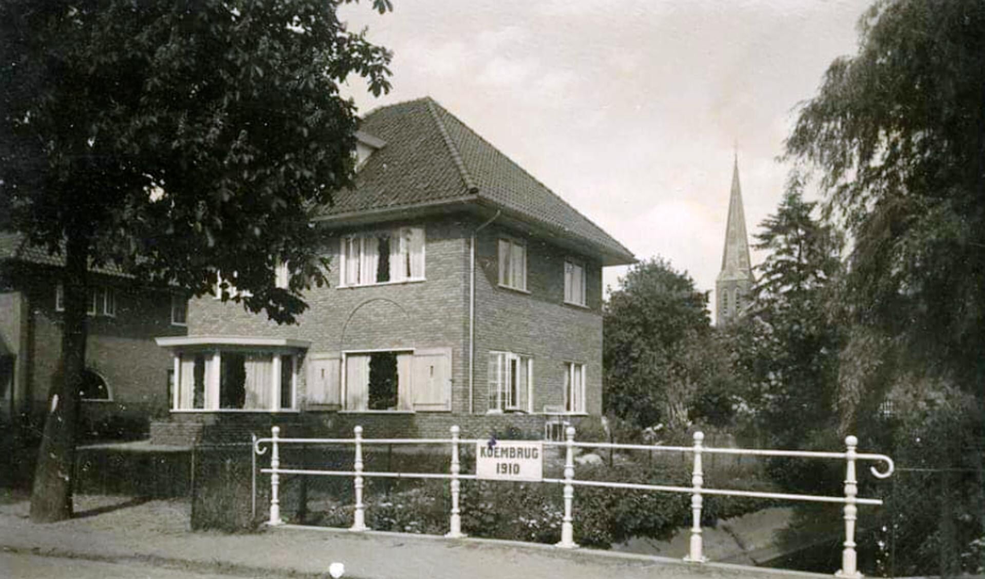 Aalten de Koembrug circa 1930. Foto: collectie Leo van der Linde