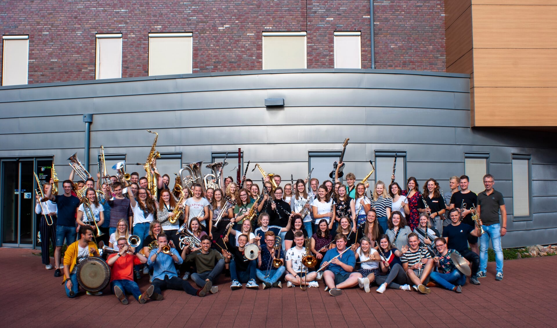 De enthousiaste muzikanten van een vorige editie van het OGJO. Foto: PR