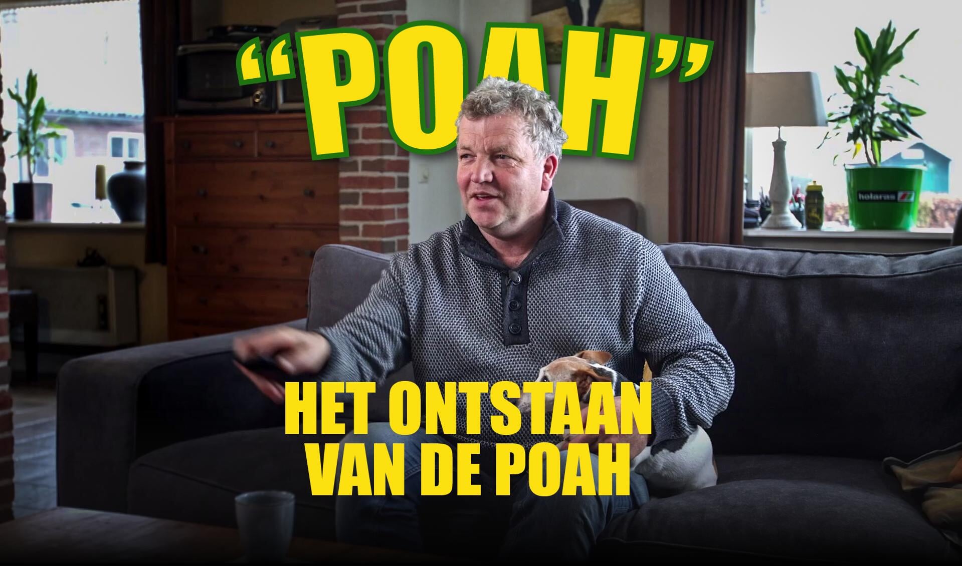 Gerrit Vossers en hond, in 'Poah', het verhaal achter 'het ontstaan van de poah'. Foto: IetsAnders.nl 
