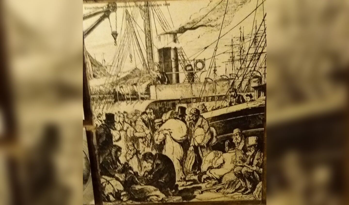 Expositie emigratie. Afbeelding: SHKK