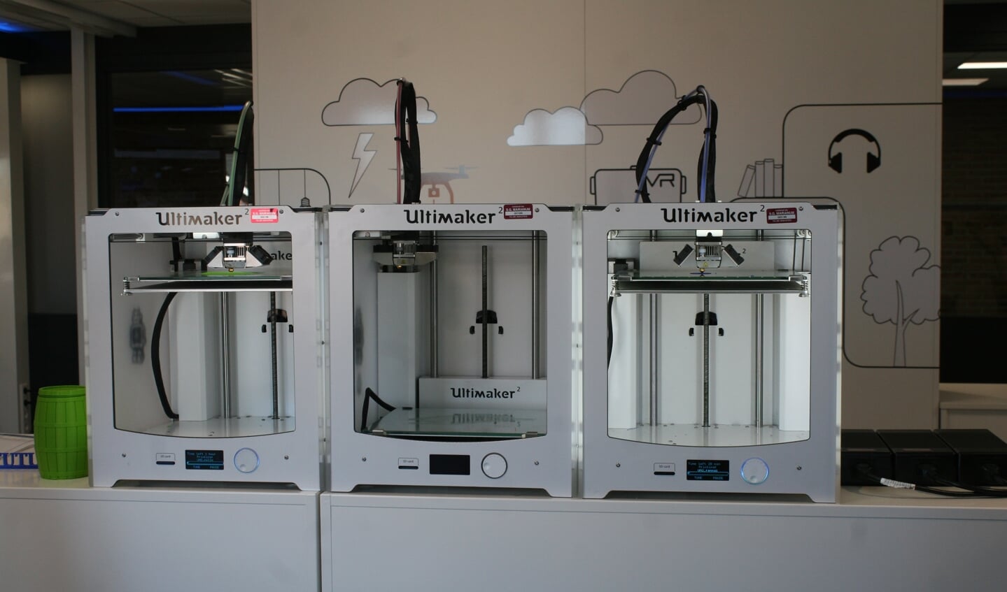 3D printers in het FUTRELAB van Marianum. Foto: Dinès Quist 