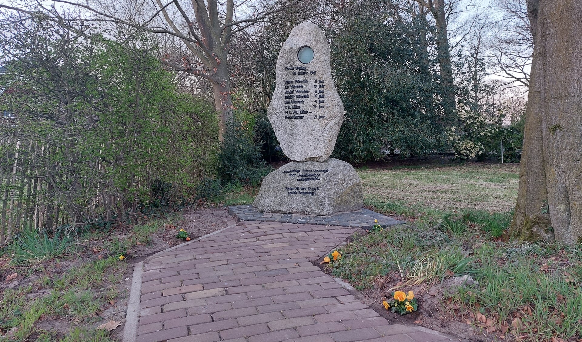Het monument aan de Nijhofsweg. Foto: Karin Stronks