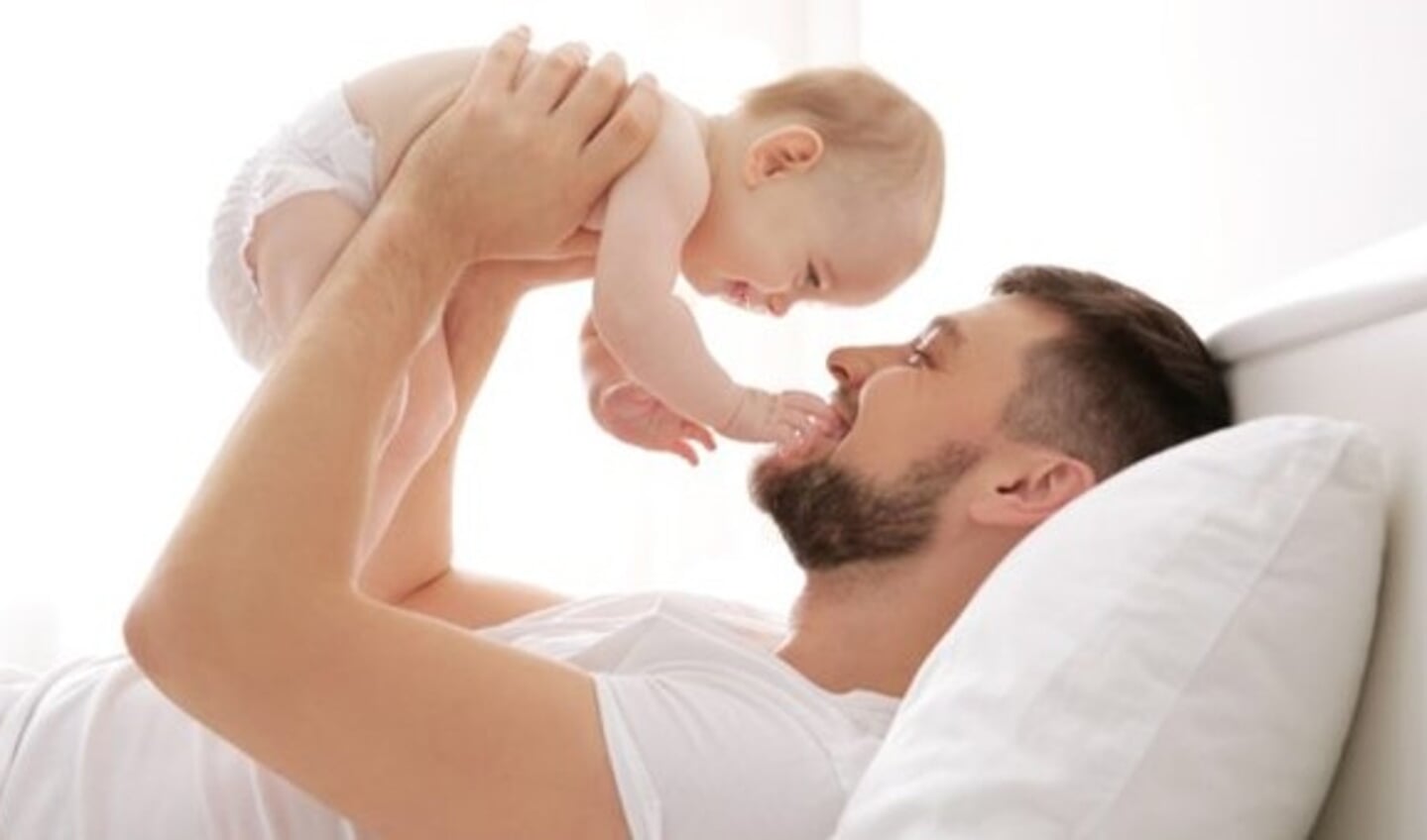 Vaders mogen een week geboorteverlof opnemen. Beeld: PR