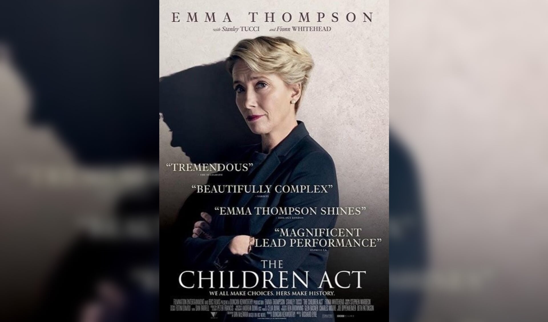 Emma Thompson speelt de hoofdrol in The Children Act. Foto: PR
