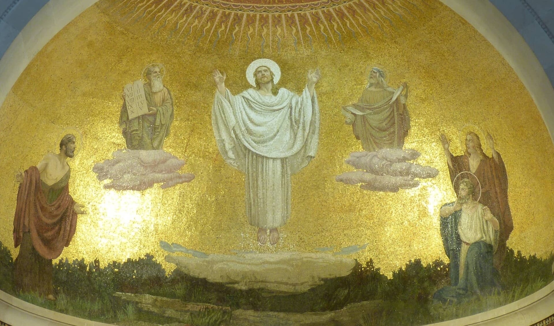 Illustratie, Jezus op de berg Tabor. Foto: PR