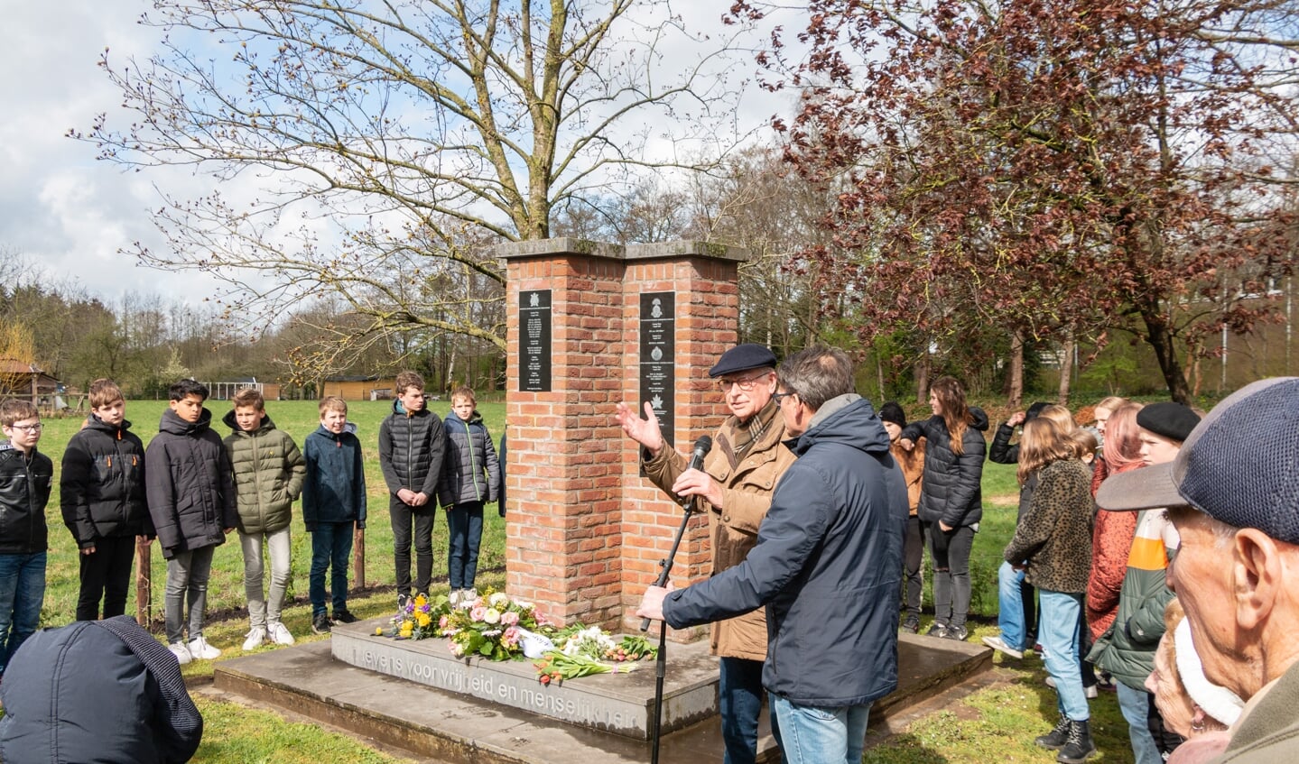 Een dankwoord door Henk Mulder. Foto: Henk Derksen