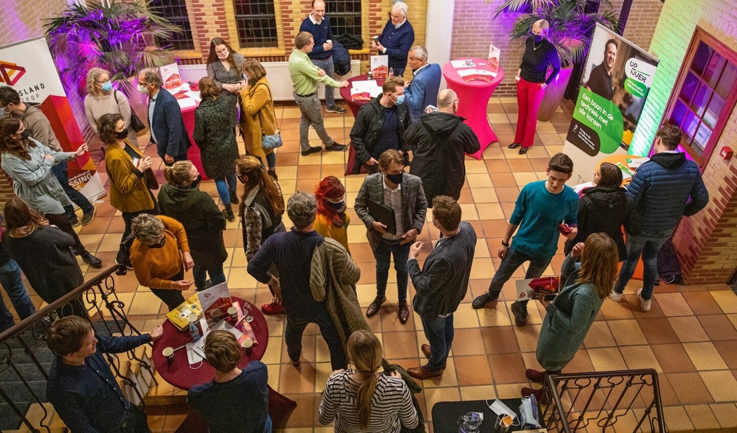 Sfeerimpressie van de vorige open avond op 16 februari. Foto: PR Grensland College