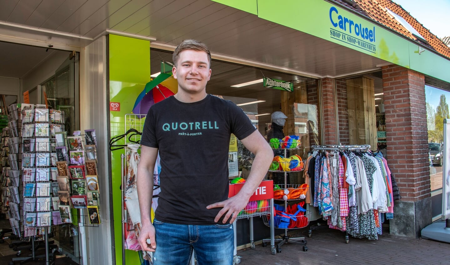 Justin Visser is bedrijfsleider van Carrousel Shop-in-shop Vorden. Foto: Liesbeth Spaansen
