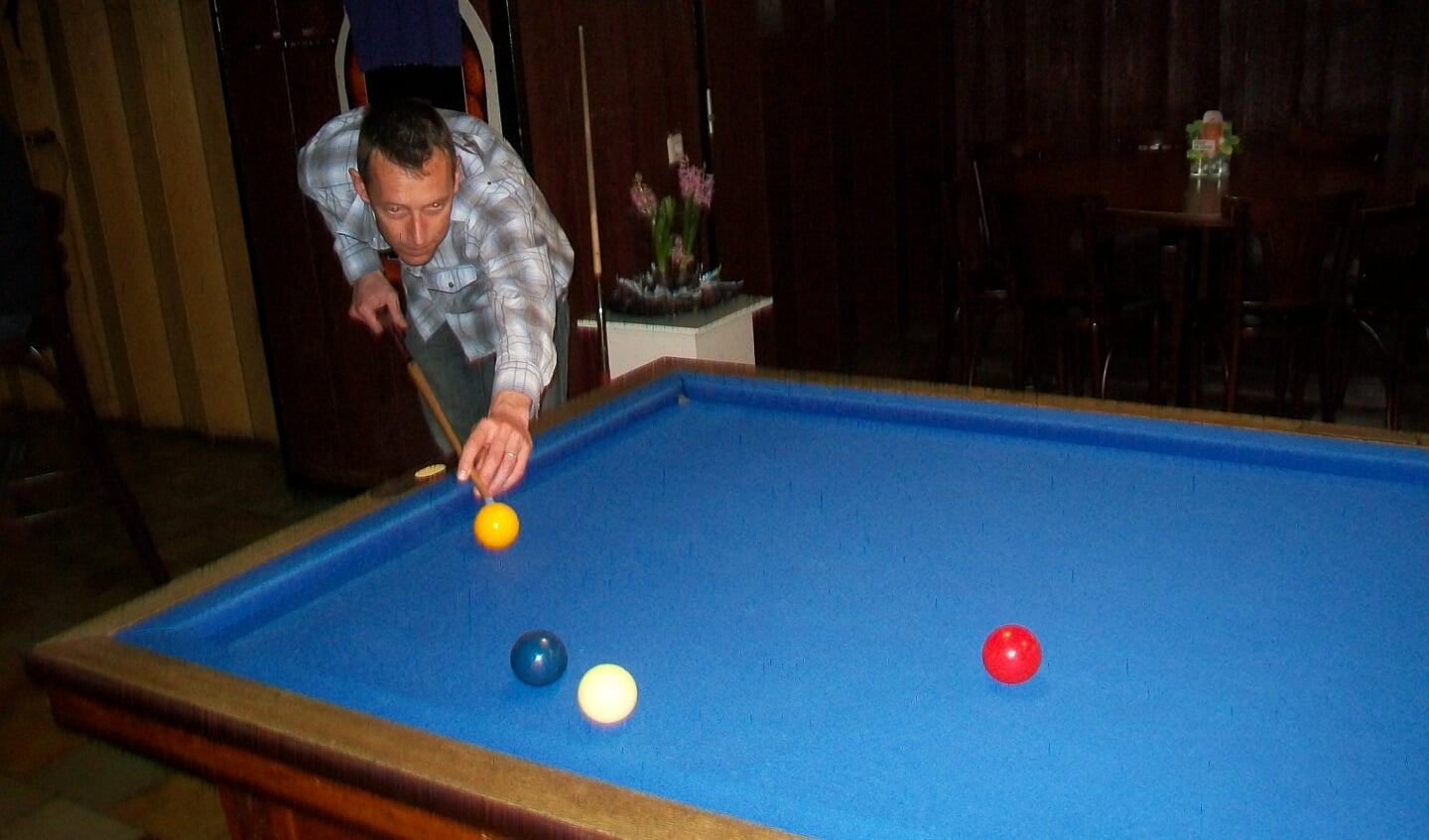Carambolebiljarten met vier ballen. Foto: PR