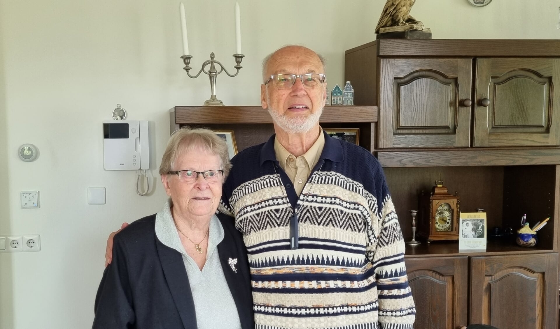 Theo Gort en Anny Klappe, zestig jaar getrouwd. Foto: Rob Weeber