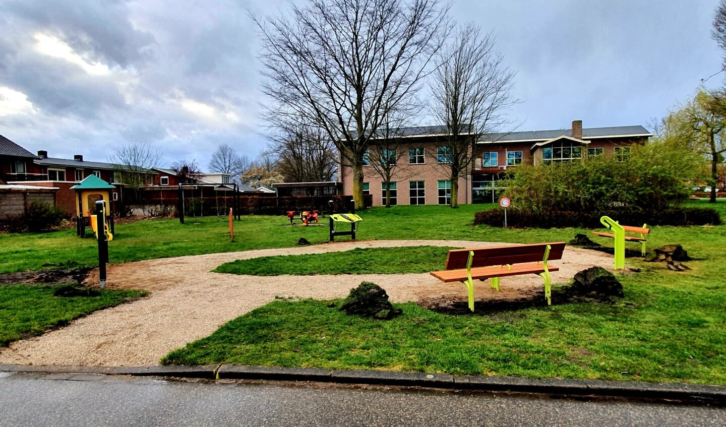 De plek van de nieuwe beweegtuin. Foto: PR