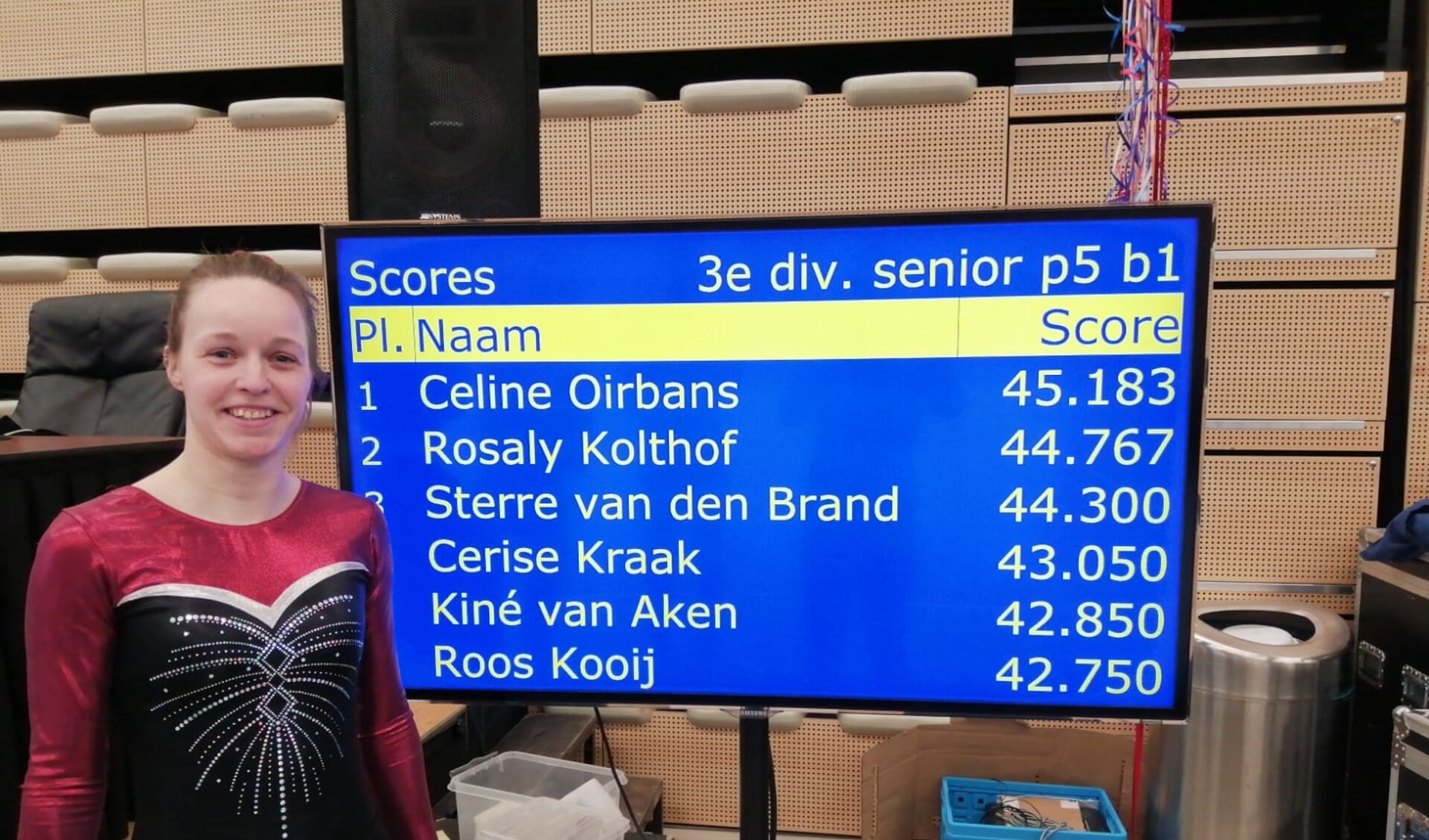 Rosaly Kolthof plaatste zich via deze knappe prestatie voor het NK eind april in Waalwijk. Foto: PR
