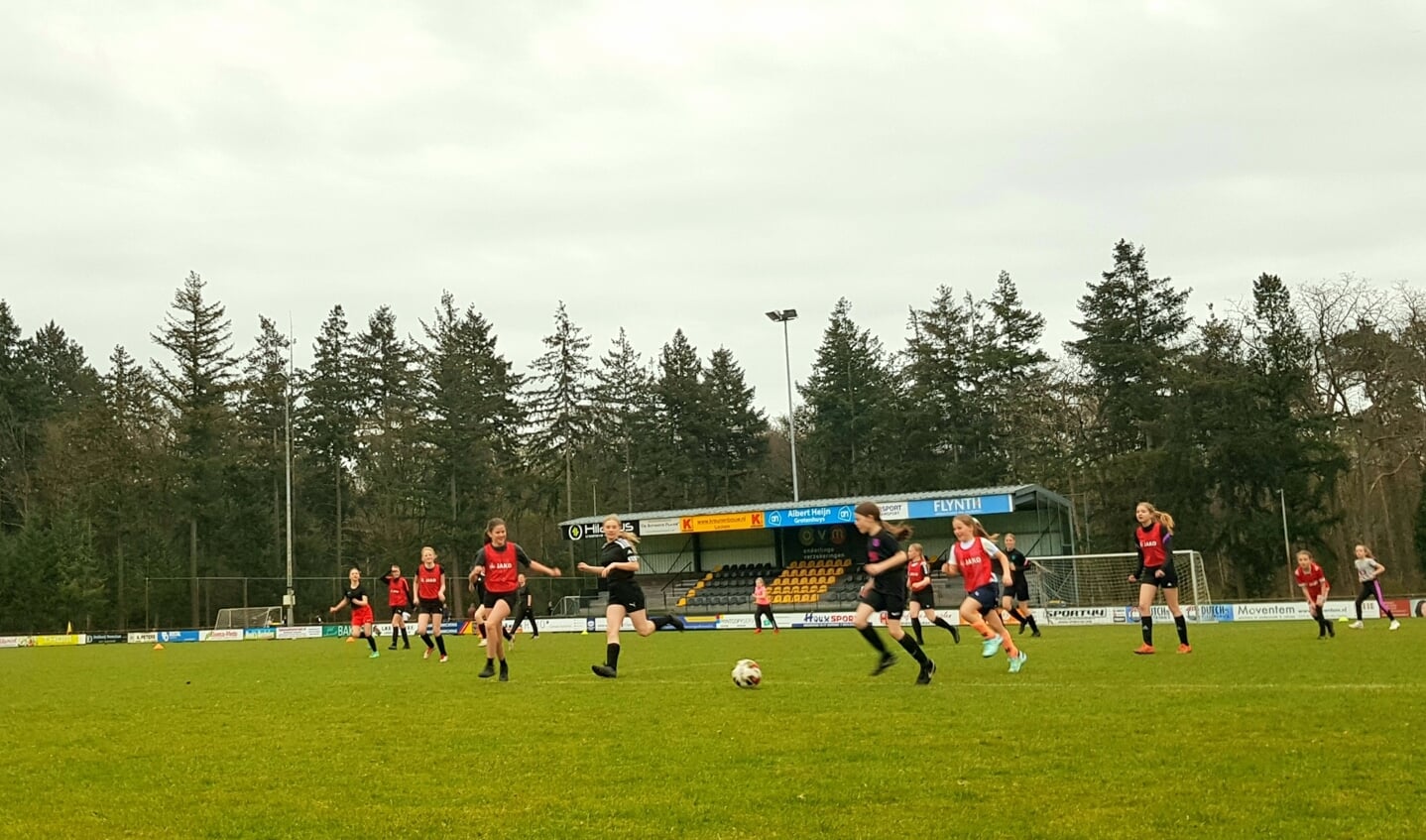  Via speciale ‘vriendinnen-trainingen’ wil VV Vorden meiden kennis laten maken met de voetbalsport en de vereniging. Foto: PR