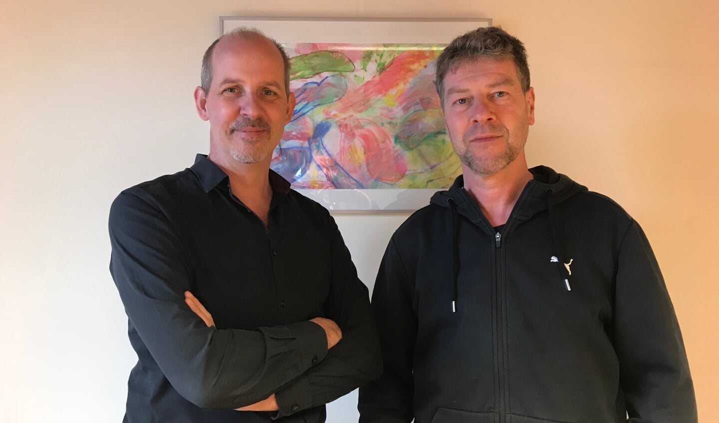 Links Jan Helmink (Jarbon) met Talentverbinder Richard Jongetjes. Foto: PR