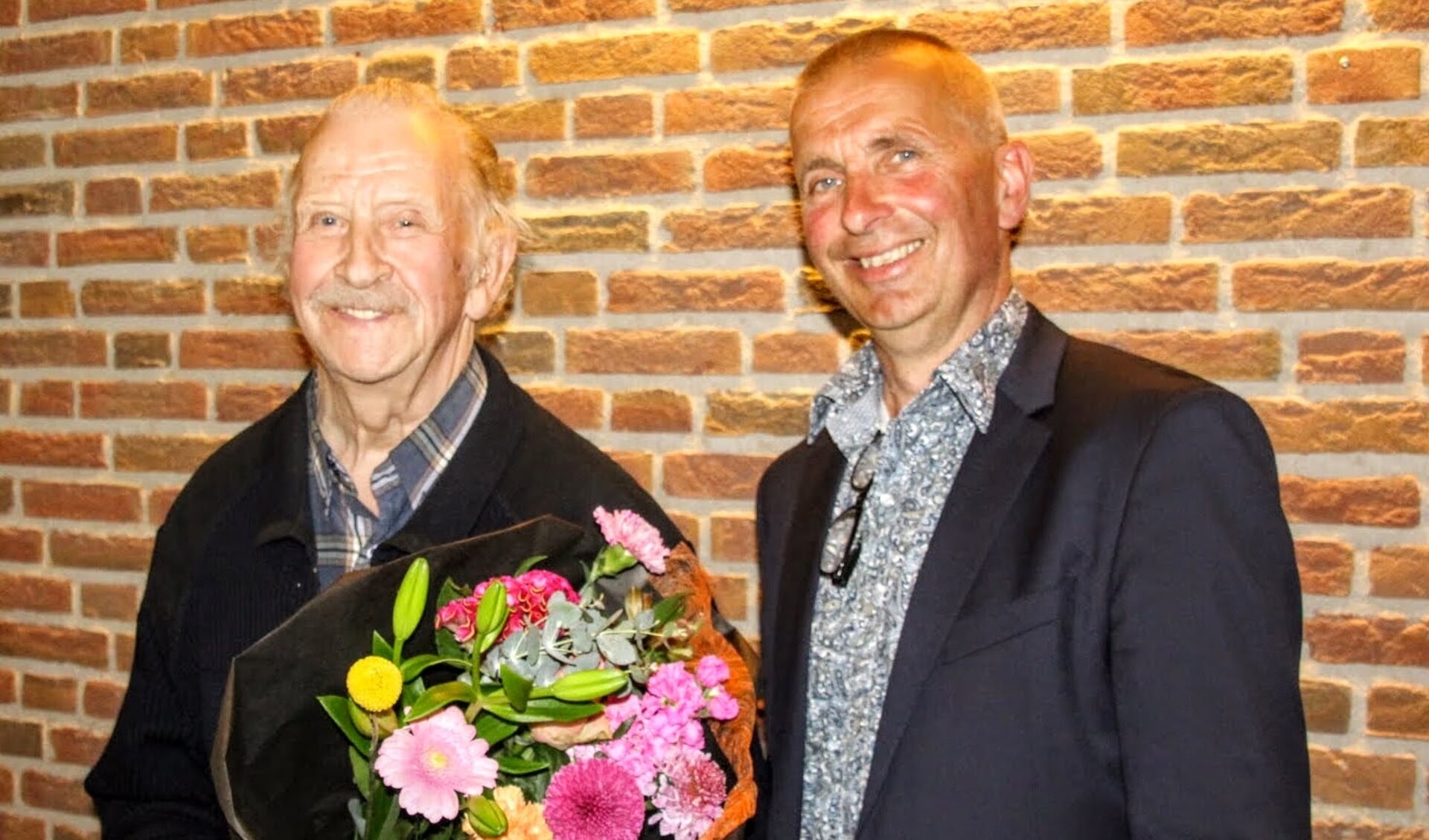 Herman Wisselink (links) met Jan Bongen. Foto: PR