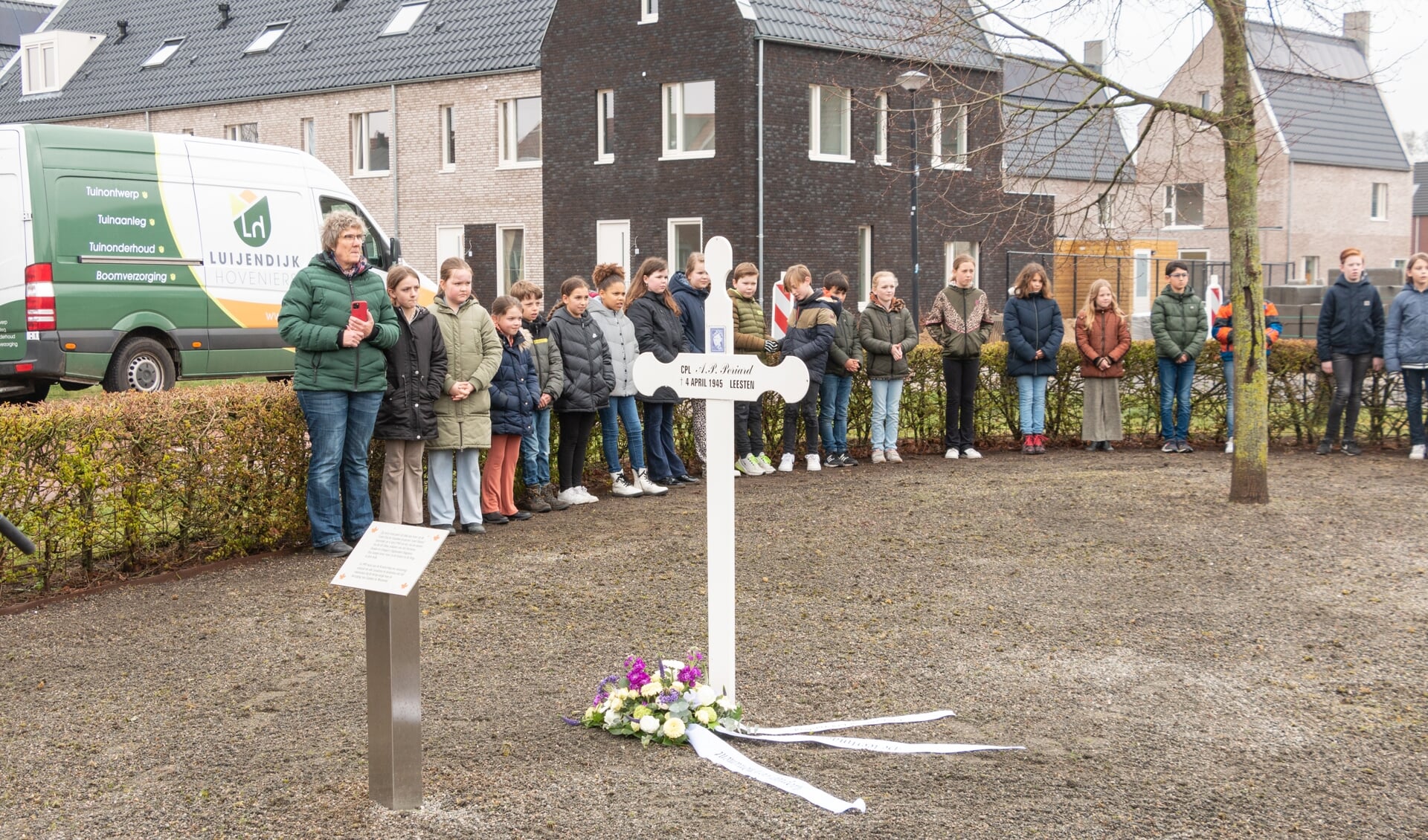 Leerlingen van groep 6 van Kindcentrum Lea Dasberg. Foto: Henk Derksen 