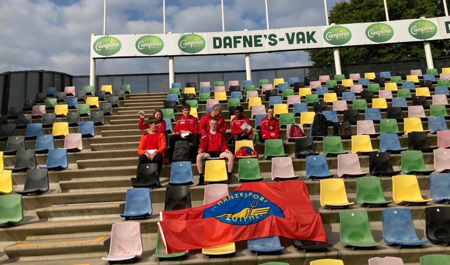De leden tijdens een eerdere oefenwedstrijd in Hengelo. Foto: PR