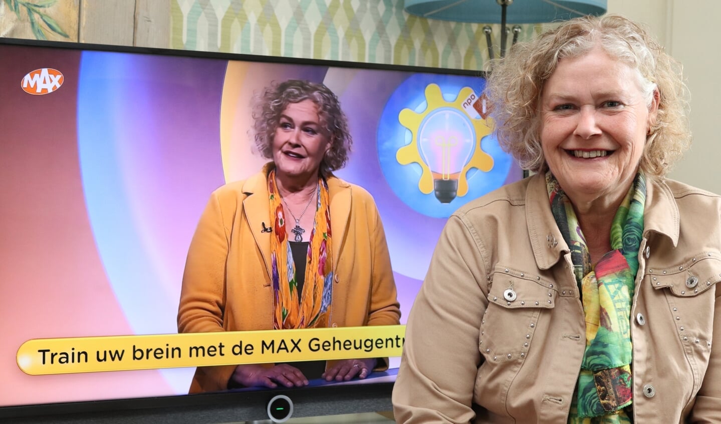 Gerda Greutink was vorige week te zien in Max Geheugentraining. Foto: Arjen Dieperink